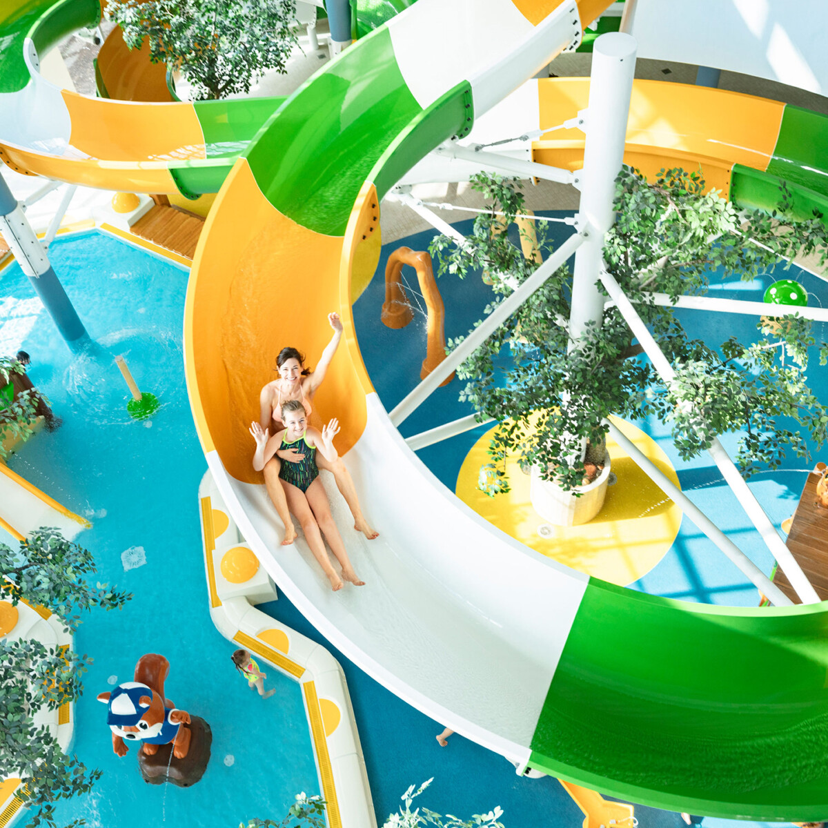 Wasserrutsche im Therme & Erlebnisbad Aquafun am Schlosshotel Fleesensee