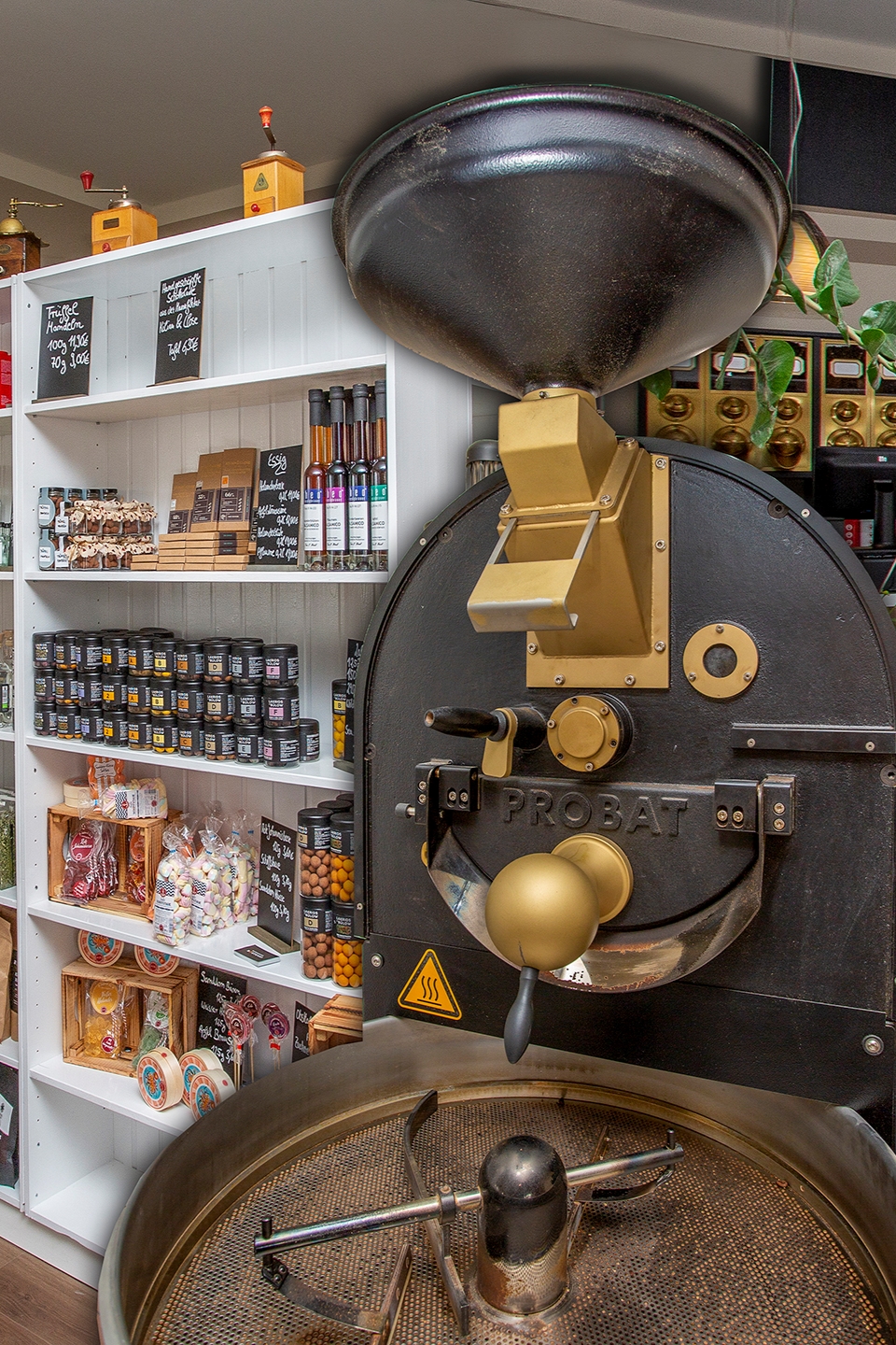 Die Kaffeerösterei ist ein Café am Fleesensee in Göhren-Lebbin