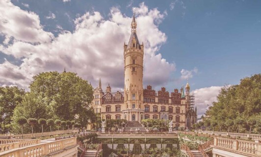 Das Schloss Schwerin.