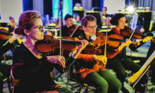 Neubrandenburger Philharmonie auf dem Flanierball.