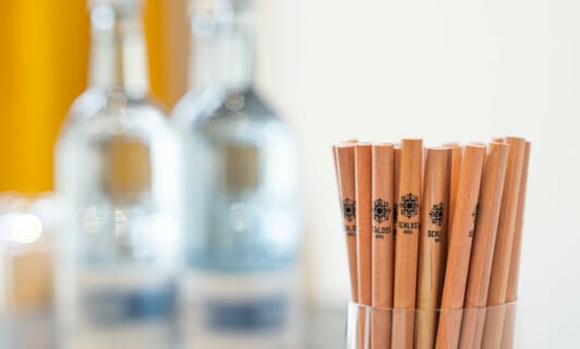 Bleistifte als Schlosshotel Fleesensee Merch für Tagungen und Veranstaltungen