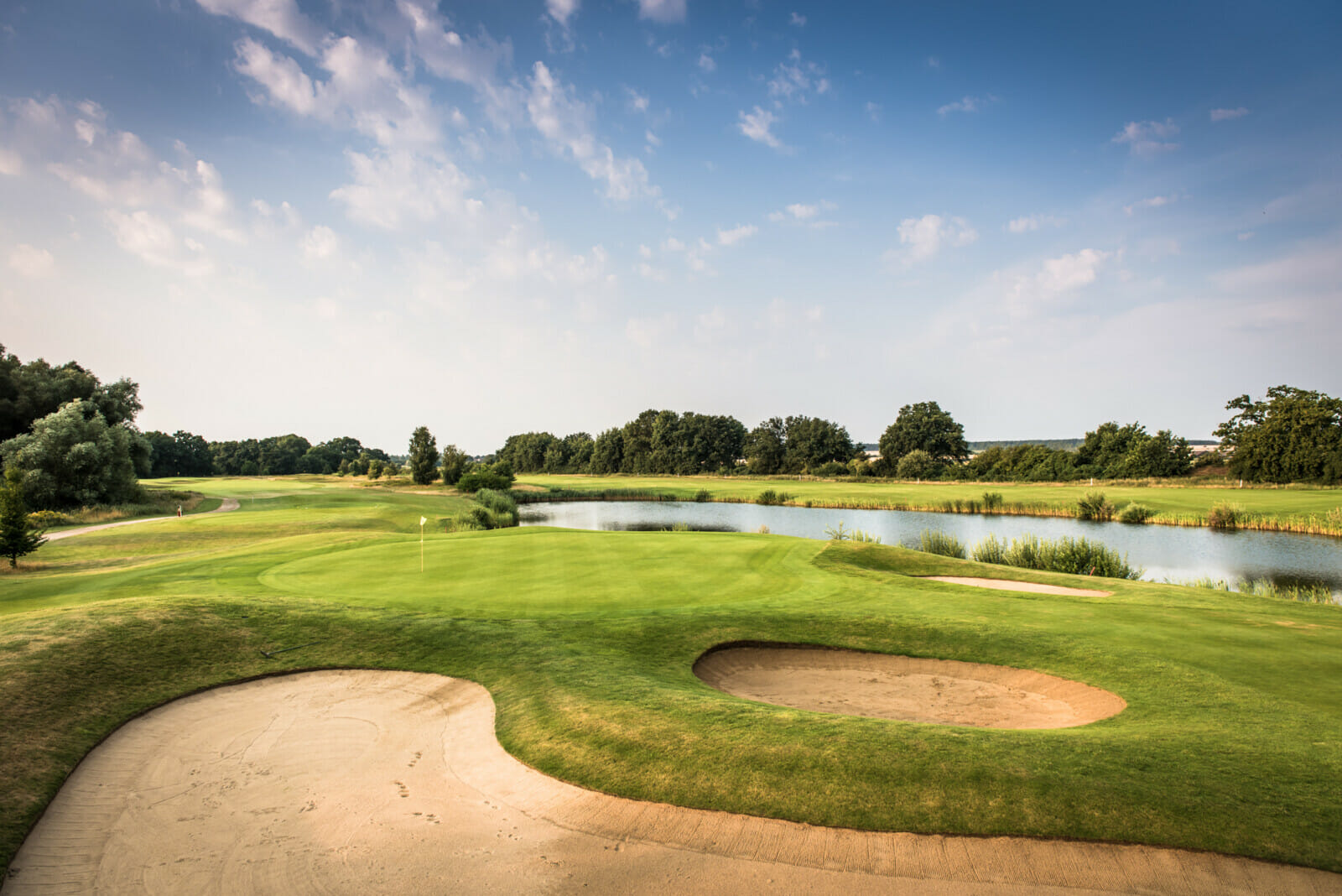 Der Schloss Torgelow Golfkurs.