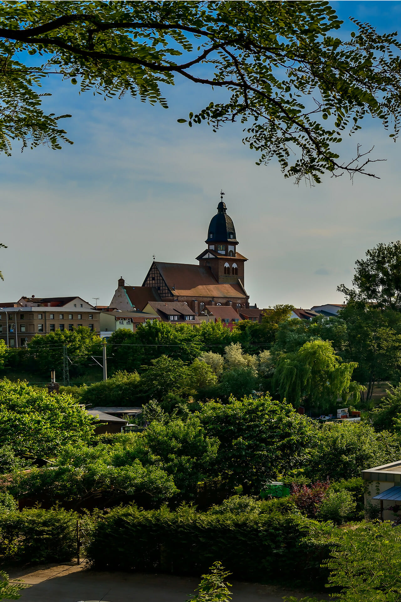 Die Marienkirche in Waren Müritz.