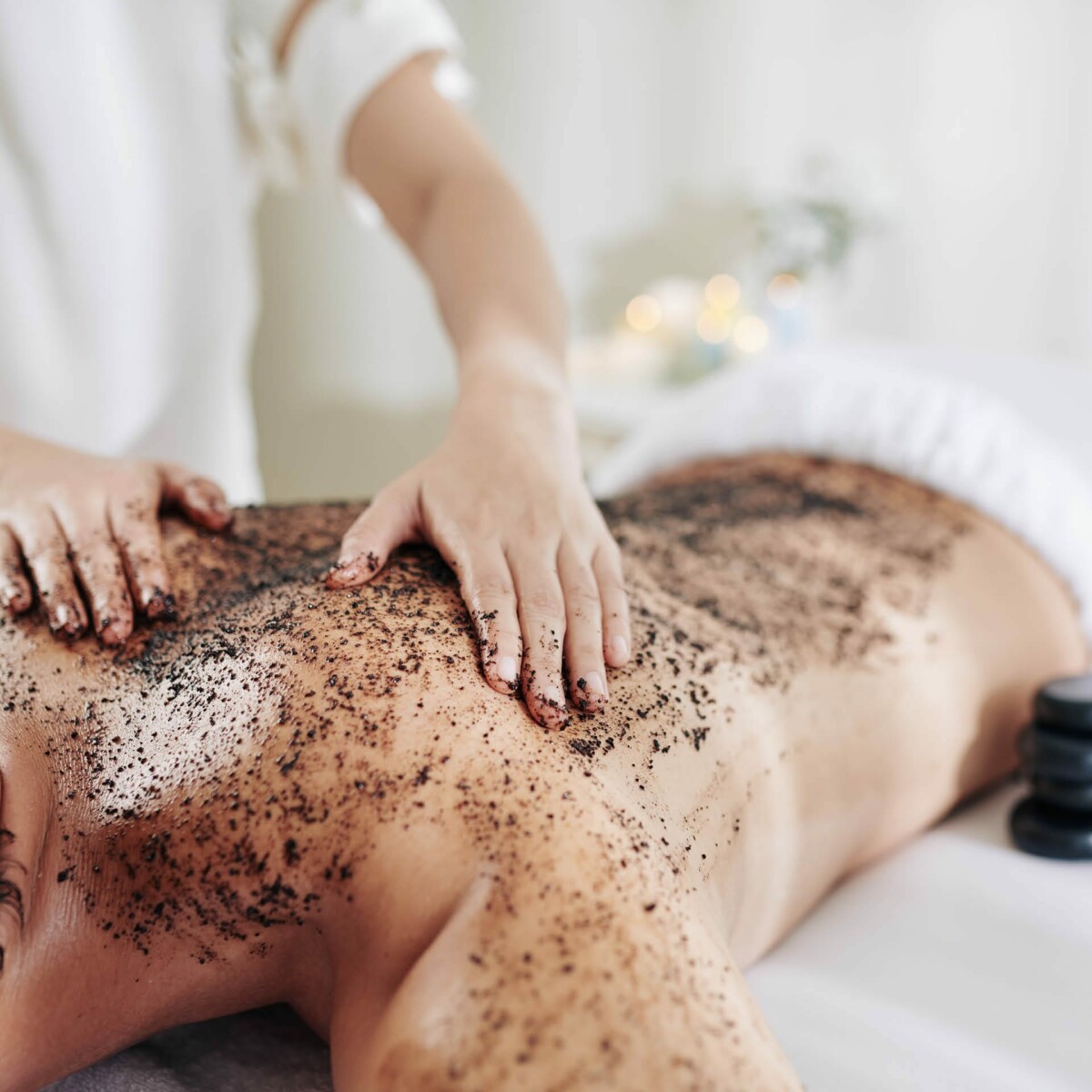 Kaffeepeeling Im Spa des Schlosshotel Fleesensee