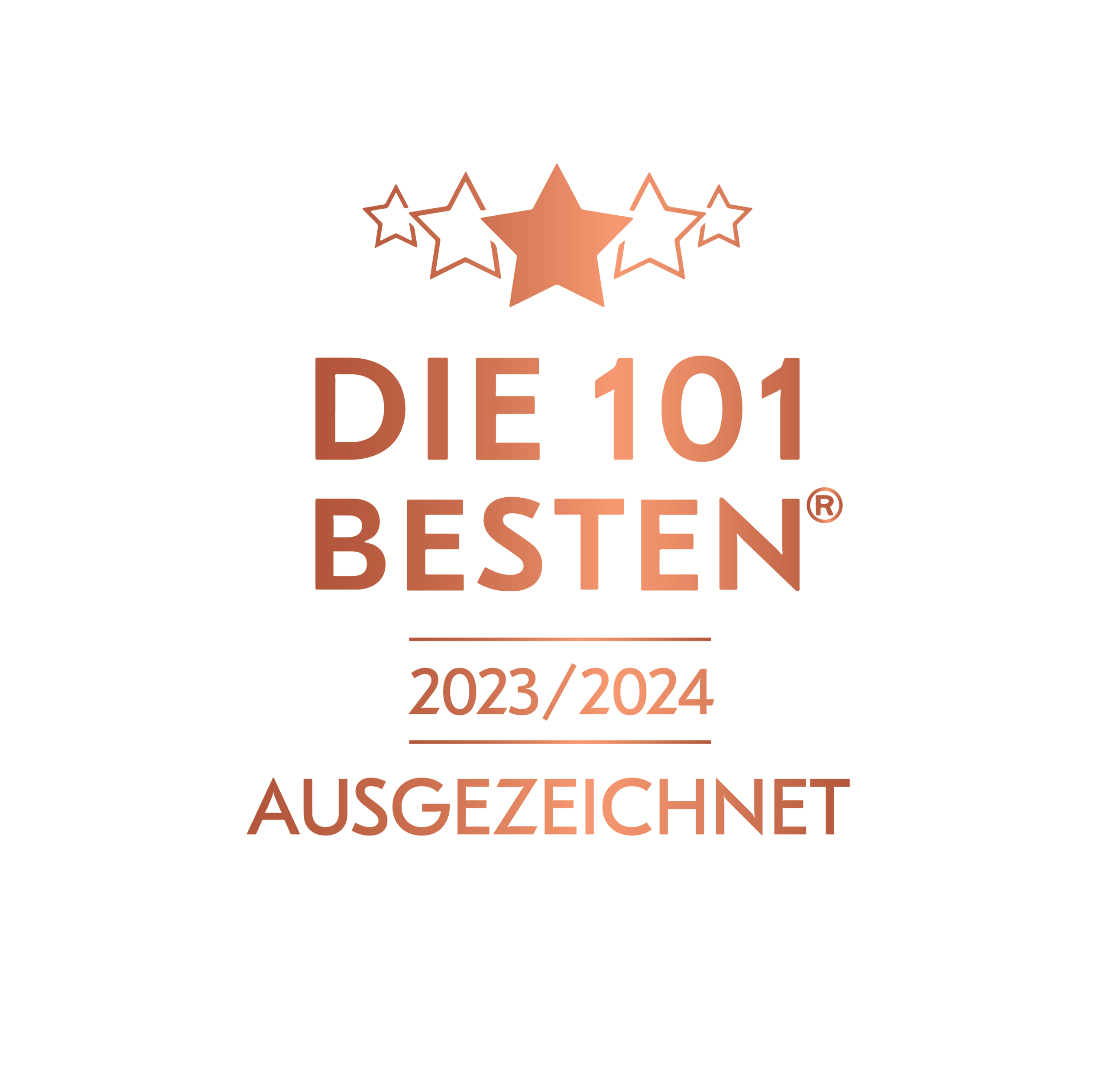 Badge "die 101 Besten"-Auszeichnung