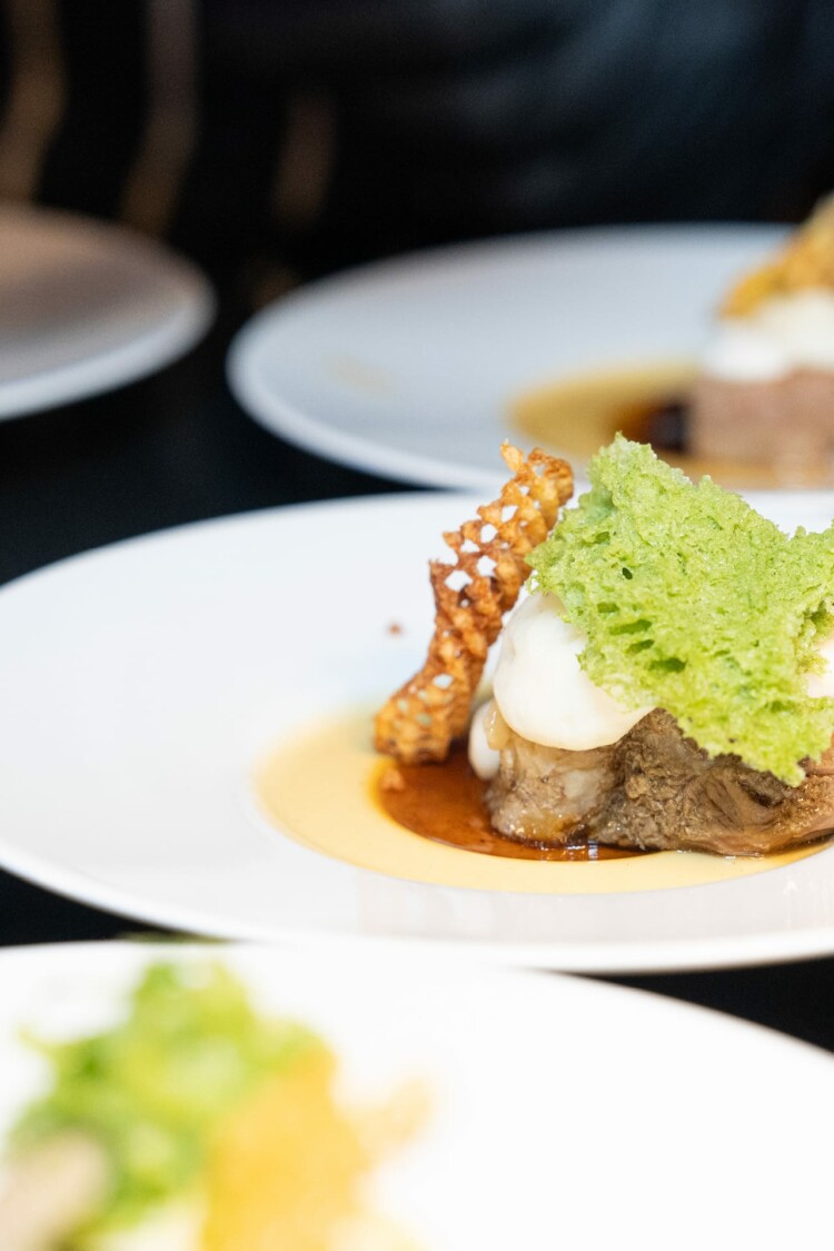 Gourmet Menü beim Flanierball im Schlosshotel Fleesensee