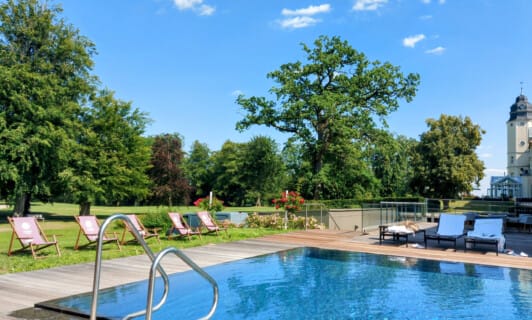 Pool vom SCHLOSS Spa Wellnesshotel am Fleesensee